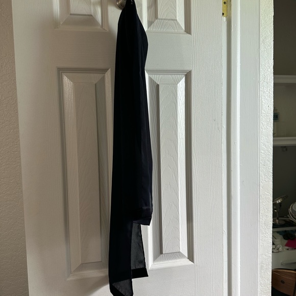 navy blue bridesmaid/prom dress . with pockets. - Picture 2 of 2